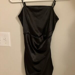 Emerald Sundae Black Mini Dress